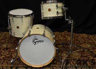 Gretsch New Classic 3pc drum set/ Ivory Marine Pearl  