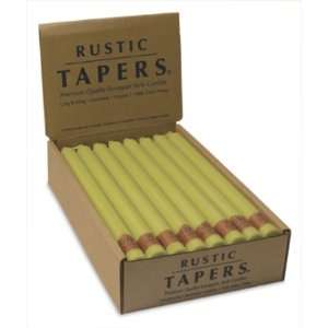   Lights Candles   Rustic Tapers 24pc 12in New Leaf