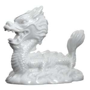 Chinese Dragon Porcelain Chopstick Holder 