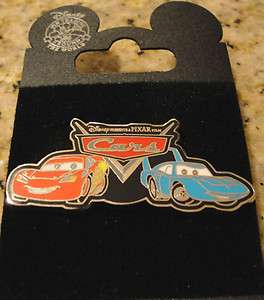CARS LIGHTNING McQUEEN & THE KING COLLECTOR PIN LIMITED EDITION MOC 