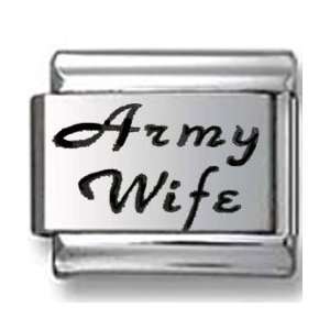 Army Wife Italian charm