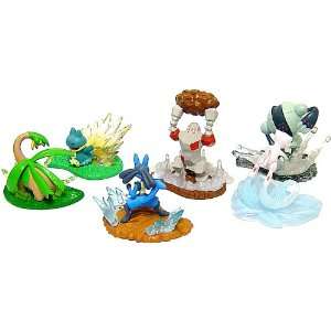   Pokemon Buildable Mini Figures Set of 6 Action Battlers Toys & Games