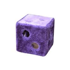  Cubed Shaped Cat Toy in Purple 