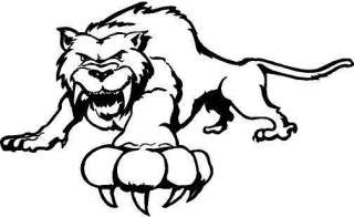 Sabre Tooth Vinyl Decal Car Truck Boat Window Sticker  