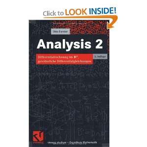  Vieweg Studium, Analysis 2. Differentialrechnung im IRn 