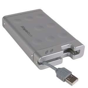   External IDE HDD Enclosure (Silver)   Case Only, No Hard Drive
