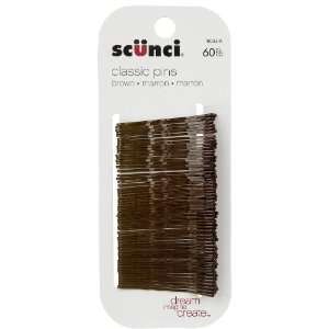  Scunci Bobby Pins, Brown 
