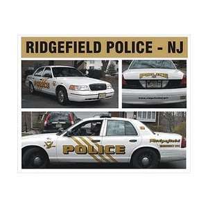    Bill Bozo 1/64 Police Decals   Ridgefield, NJ Police Toys & Games