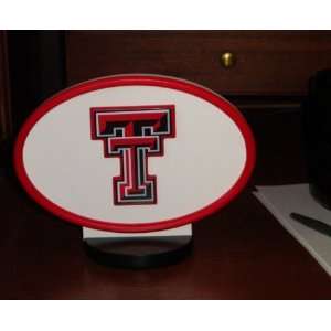  Furniture C0530 Texas Tech Texas Tech Desk Logo Art