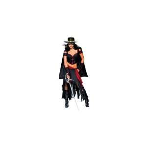 Rubies Lady Zorro Adult Costume Style# 888655 SMALL Toys 