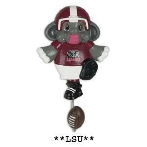  Pack of 6 NCAA LSU Tigers Hand Painted Football Mascot 