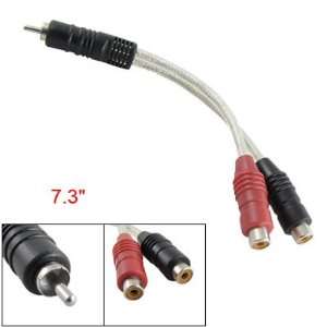   Gino Double Female to Male RCA Audio Converter Cable 7.3 Electronics