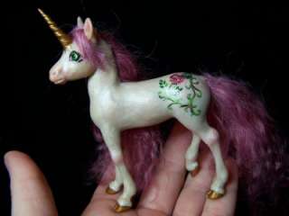 custom OOAK fairy fae UNICORN Pony by Kate Sjoberg  