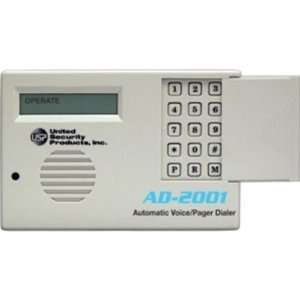   Products AD 2001 Automatic Voice/Pager Dialer System