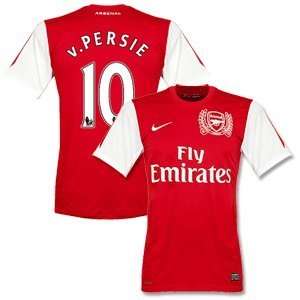  11 12 Arsenal Home Jersey + v.Persie 10