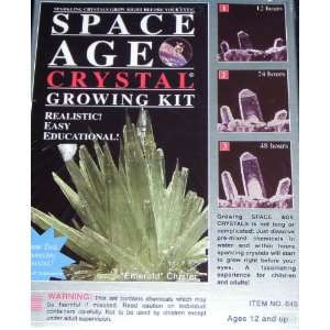  Space Age Crystal Growing Kit.[emerald Cluster] Toys 