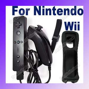   and Nunchuk Controller Set for Nintendo Wii System Game New Hot  