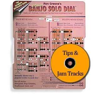 Banjo Solo Dial & CD   Solo Notes / Scales for Playing Songs in Each 