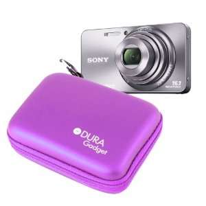  DURAGADGET Purple Camera Case For Sony DSC HX9V, DSC H70 