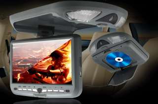 T50 NEW9 CAR OVERHEAD DVD PLAYER LCD MONITOR FLIP DOWN  