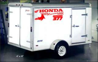 Honda Custom Trailer Graphics Decal Motocross 45x22  