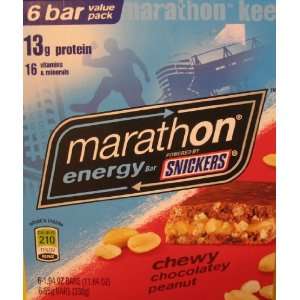  Marathon Energy Bar Powered By Snickers Chewy Chocolatey 