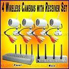 Security 2.4GHz Wireless Infrared Camera x 4 + Receiver Set