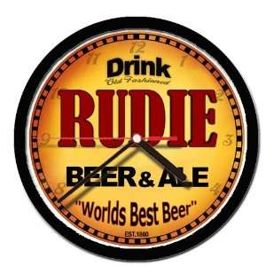  RUDIE beer and ale cerveza wall clock 