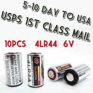 10* 6 Volt 4LR44 28A A544 L1325 6V Alkaline Battery NEW  