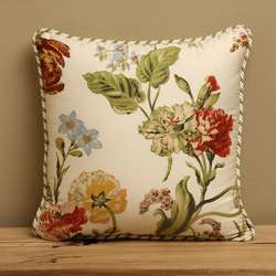 English Garden 20 inch Square Decorative Pillow  