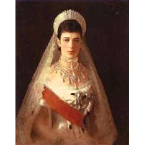   name Portrait of the Empress Maria Feodorovna, By Kramskoy Ivan
