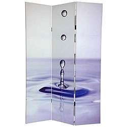 Canvas Double sided 6 foot Water Zen Room Divider (China)   