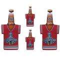 Chicago Blackhawks Stanley Cub Champion Red Bottle Koozies (Set of 4 