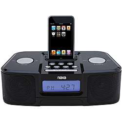 Naxa NI 3103 Black iPod Docking Station/ Alarm Clock  