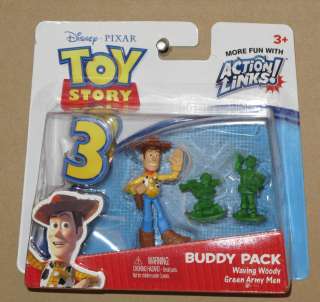   STORY 3 BUDDY PACK WAVING WOODY & GREEN ARMY MEN CAKE TOPPERS  