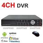 4CH Video&Audio H.264 CCTV Network DVR Recorder Mobile Phone IE View 