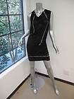 Vivienne Westwood Anglomani Black/White Stripe Semi Sheer Dress XS