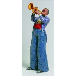  Jim Shore Jazz Trumpet Player Figurine