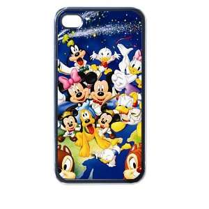  disney friends iphone case for iphone 4 and 4s black Cell 