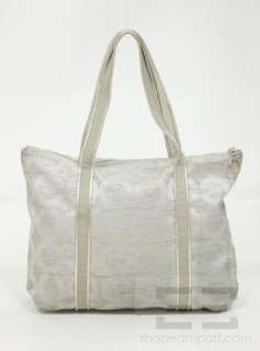 Coach Metallic Poppy Op Art Lurex Glam Tote Bag  