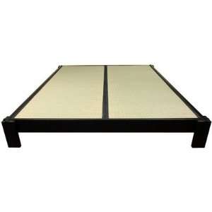  Oriental Furniture TATAMI BED BLK Tatami Platform Bed in 