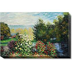Claude Monet Corner of the Garden at Montgeron Canvas Art 