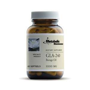  Metabolic Maintenance GLA 240 (as borage oil) 60 Capsules 