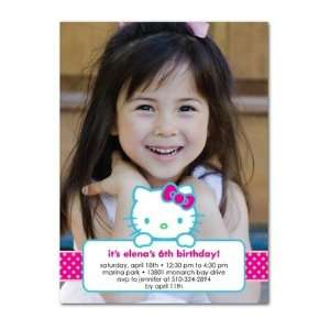  Birthday Party Invitations   Hello Kitty Dotty Fun By 