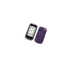  Pantech Hotshot P8992 PURPLE LEOPARD Cell Phone Snap on 