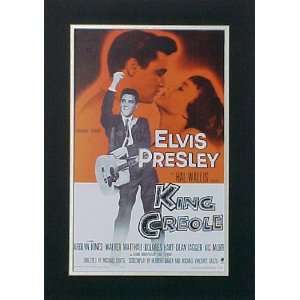  King Creole Elvis Presley Picture Plaque Framed