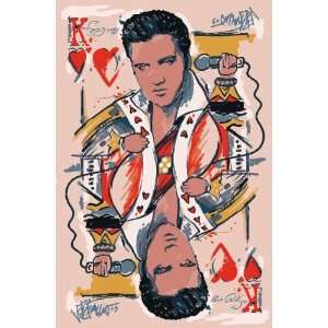  Elvis King of Heart Rug