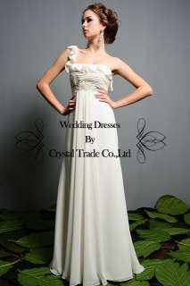 New Prom White/Ivory Bridal Gown wedding dress custom Size 6 8 10 12 