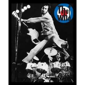 The Who On Stage Jump, 16 x 20 Poster Print, Framed, Special Edition 