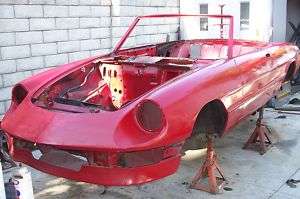 Alfa Romeo Spider Empty Body Parts Car repair or race  